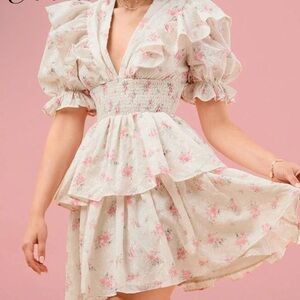 Floral Ruffle Dress